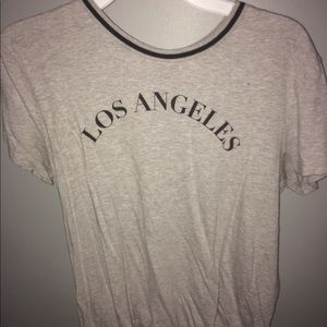 Kendall & Kylie Gray Graphic Tee